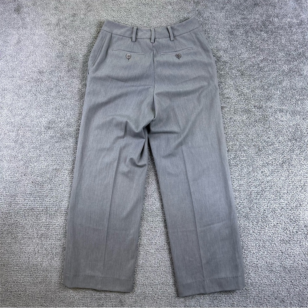 Brooks Brothers Women’s Dress Pants Slacks Size 2 Stretch Gray Rayon Wide Leg - Picture 2 of 9